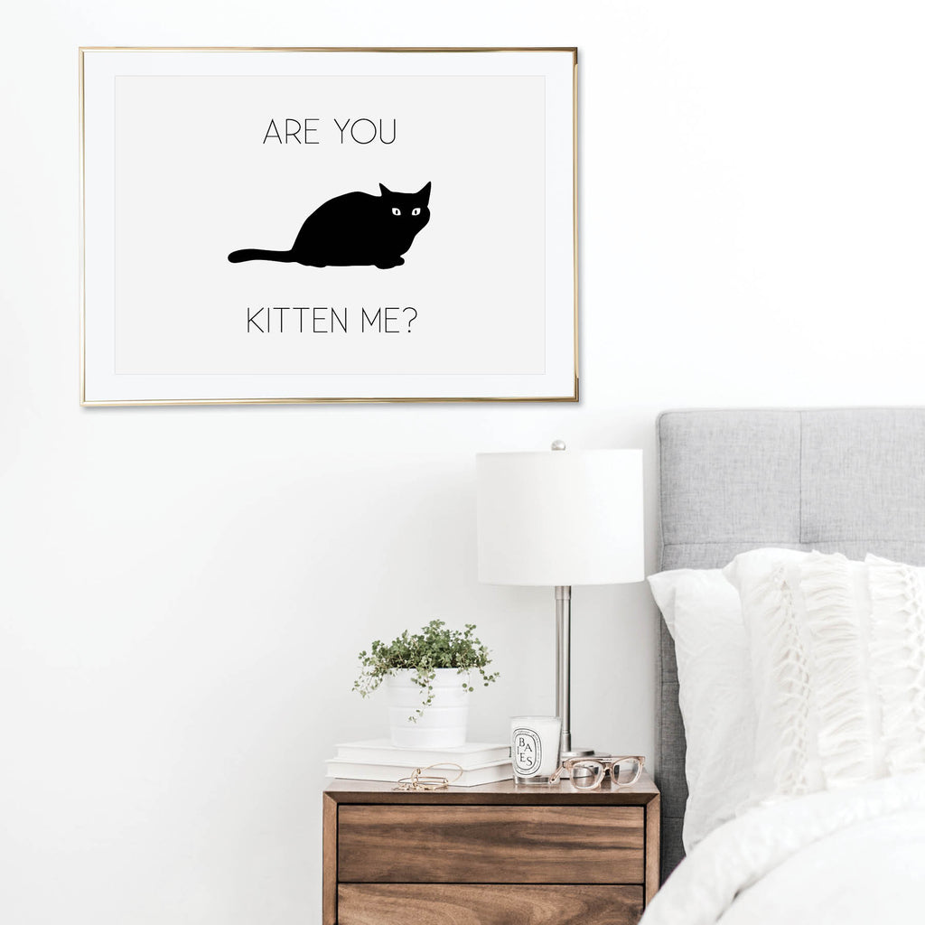 Are You Kitten Me? Print - Typologie Paper Co