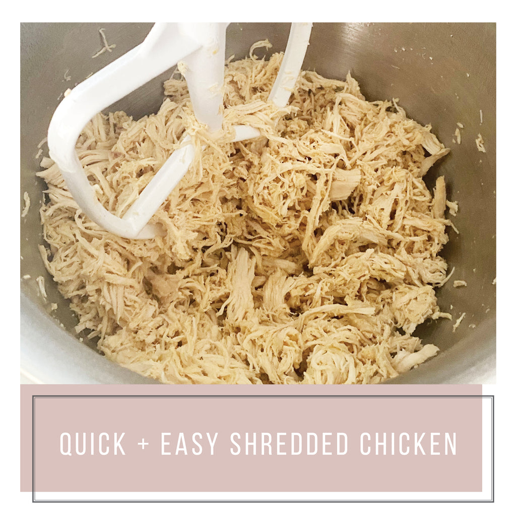Quick + Easy Shredded Chicken
