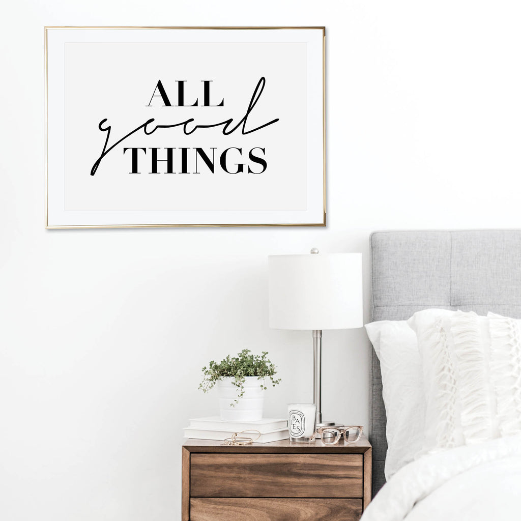 All Good Things Print - Typologie Paper Co